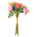 Arranjo_Flores_Margaridas_Arame_Poliéster_Plástico_Pu_Cores_E_Formas_Sortidas_13x11x23cm_Ref.LM1560_honeyhome