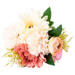 Arranjo_Flores_Margaridas_Arame_Poliéster_Plástico_Pu_Cores_E_Formas_Sortidas_13x11x23cm_Ref.LM1560_honeyhome