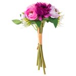 Arranjo_Flores_Margaridas_Arame_Poliéster_Plástico_Pu_Cores_E_Formas_Sortidas_13x11x23cm_Ref.LM1560_honeyhome