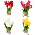 Arranjo_Flores_Tulipa_Arame_Ferro_Poliéster_Formas_E_Cores_Sortidas_13x11x23cm_Ref.LM1562_honeyhome