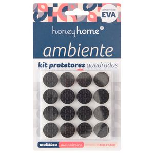 Kit Protetor Adesivo Redondo Eva 32 Peças 1,9cm LM2089 - honeyhome