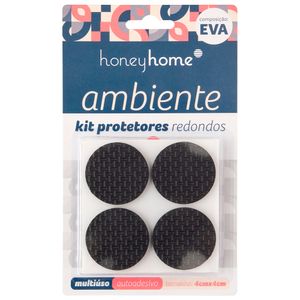 Kit Protetor Adesivo Redondo Eva 8 Peças 4x4cm LM2088 - honeyhome