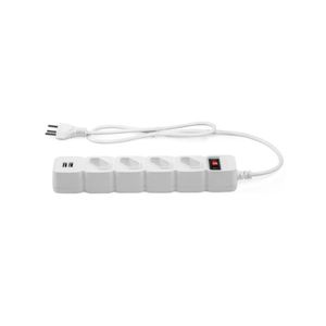 Protetor Eletrônico 4 Tomadas E 2 Usb Epe 204 Branco - Intelbras