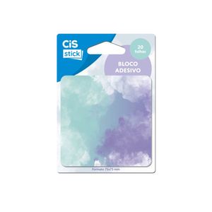 Bloco Adesivo Stick Move 75x75mm Com 20 Folhas 553428 - Cis