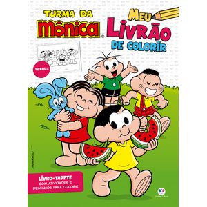 Livro Infantil Meu Livrão de Colorir Turma da Mônica - Ciranda Cultural