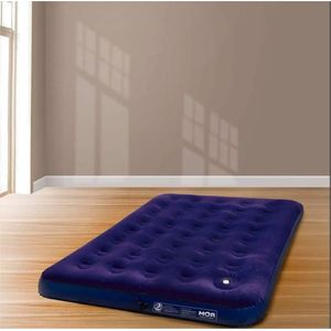 Colchão Inflável Multiuso Casal Com Fole Preto Pvc Azul 409072 - Mor Distribuidora