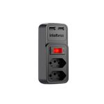 Adaptador_Elétrico_2_Tomadas_E_2_Usb_Preto_Eac_202_Ref.4820049_Intelbras