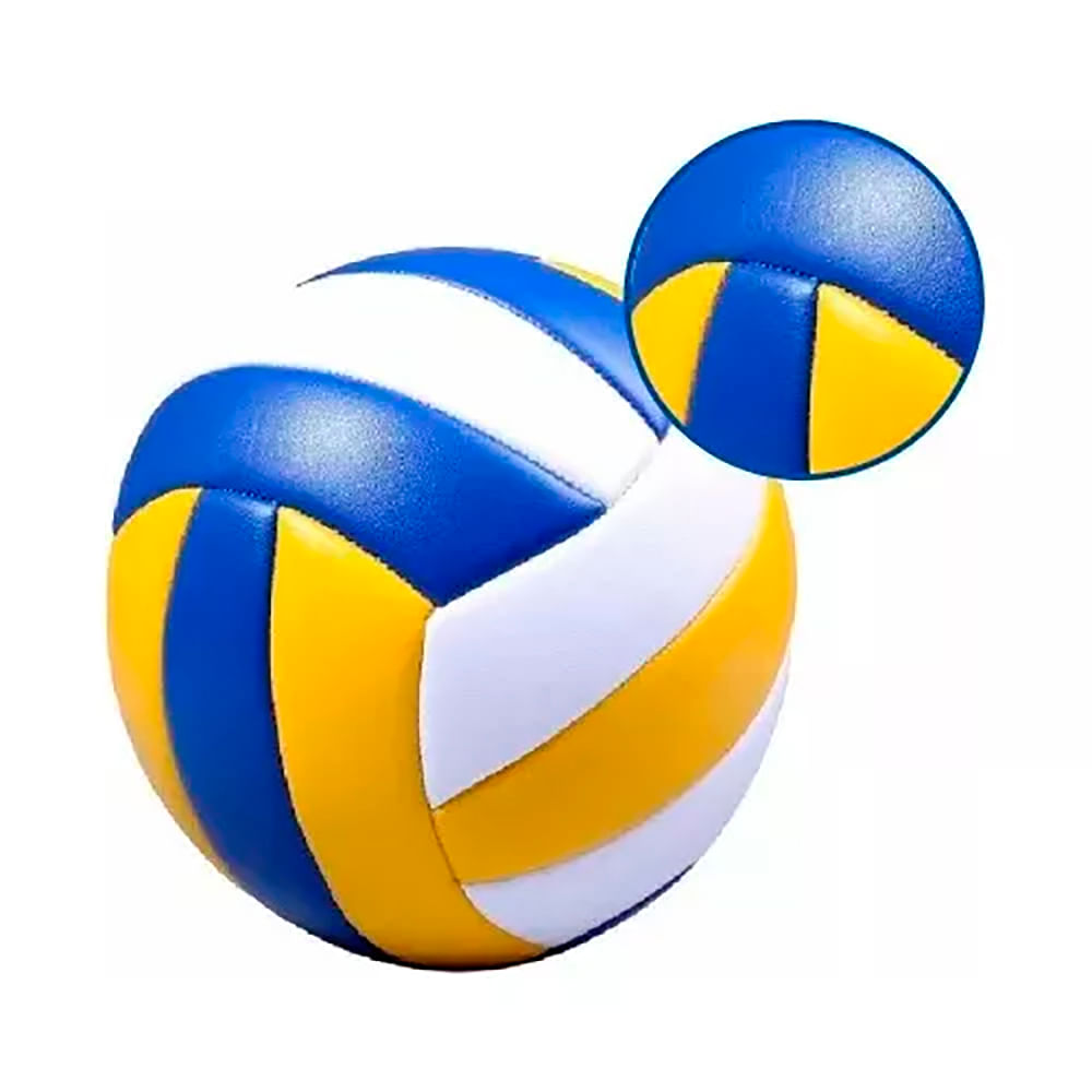 Bola de Vôlei Praia E Quadra Oficial Tamanho 5 Pvc Azul