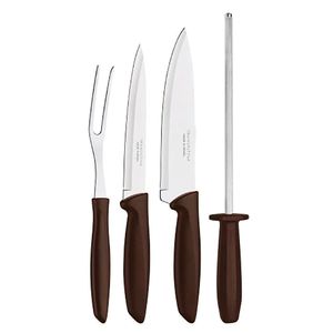 Kit Churrasco Inox Plenus 4 Peças - Tramontina