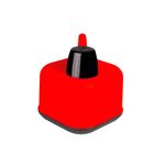 Garrafão_Térmico_Pvc_Vermelho_Tampa_Preta_3_Litros_-_Mor