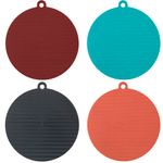 Conjunto_Descanso_de_Panela_Ideal_Redondo_Borracha_P_4_Peças__10x10x0,5cm_Ref.LM1522_honeyhome