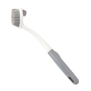 Escova Lava-louças Dupla Multiuso Cantos Difíceis Plástico 28,5x4,5x2,5cm LM1523 - honeyhome