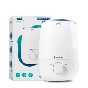 Umidificador de Ar Ultrassônico Branco 3,4 Litros Ref.6905 Dellamed 6905 - dellamed