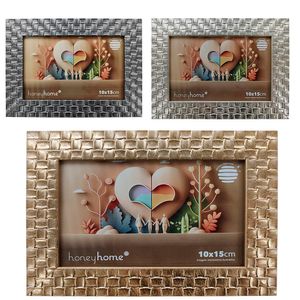 Porta-Retrato 10x15 Plástico em Relevo Sortido 13,5x18,5x0,9cm LM1692 - Honeyhome