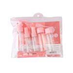 Kit_Viagem_Portátil_7_Frascos_Plástico_Pe_Pet_11.5x3x3cm_Ref.LM1976_honeyhome