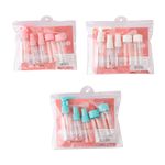 Kit_Viagem_Portátil_7_Frascos_Plástico_Pe_Pet_11.5x3x3cm_Ref.LM1976_honeyhome