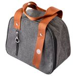 Bolsa_Frasqueira_Térmica_Versátil_Com_Fecho_E_Alças_Bolso_Lateral_Poliéster_Catiônico_24x15x19cm_Ref.LM1991_honeyhome