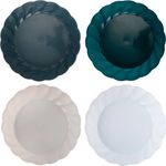 Conjunto_de_Pratos_Fundos_Pétala_Plástico_3_Peças_18x18x4,5cm_Ref.LM1821_honeyhome