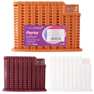 Porta Talher Plástico Cores Sortidas LM1837 - Honeyhome