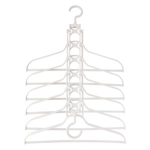 Cabide Multifuncional 6 Ganchos Dobrável Plástico 39,8x15,5x15,5cm LM1978 - honeyhome