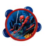 Pandeiro_Spiderman_Azul_Plástico_Ref.YD225_Etitoys