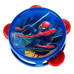 Pandeiro_Spiderman_Azul_Plástico_Ref.YD225_Etitoys