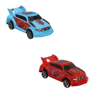 Carrinho Fricção Spiderman Plástico 2 Peças YD467 - Etitoys