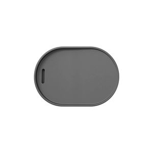 Saboneteira Serene Plástico Cinza Chumbo 131033536 - Coza