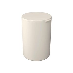 Lixeira Serene Com Tampa Plástico Light Grey 5 Litros 131063468 - Coza
