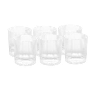 Conjunto Copos Para Whisky Lines Cristal 6 peças 300ml 20517 - Wolff