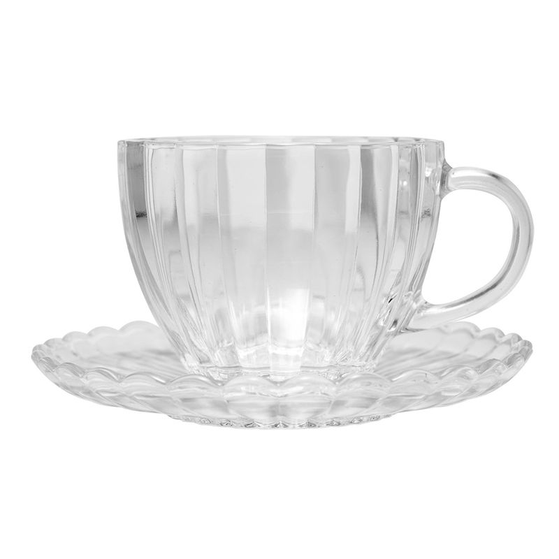 Conjunto_6_Xícaras_Para_Chá_Com_Pires_Pétala_Vidro_220ml_Ref.20579_Wolff