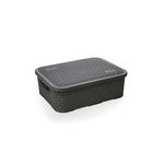 Cesto_Eco_Rattan_Com_Tampa_Baixo_Plástico_Pequeno_Preto_8,3x20x25,5_-_Nitron