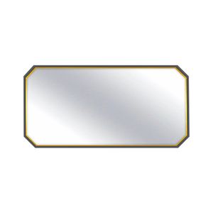 Espelho Decorativo Luxo Cinza Retangular 40x80cm 2823 - Art Frame
