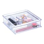 Caixa_Organizadora_Para_Cosméticos_3_Divisórias_Plástico_Cristal_Ref.K40_Keita