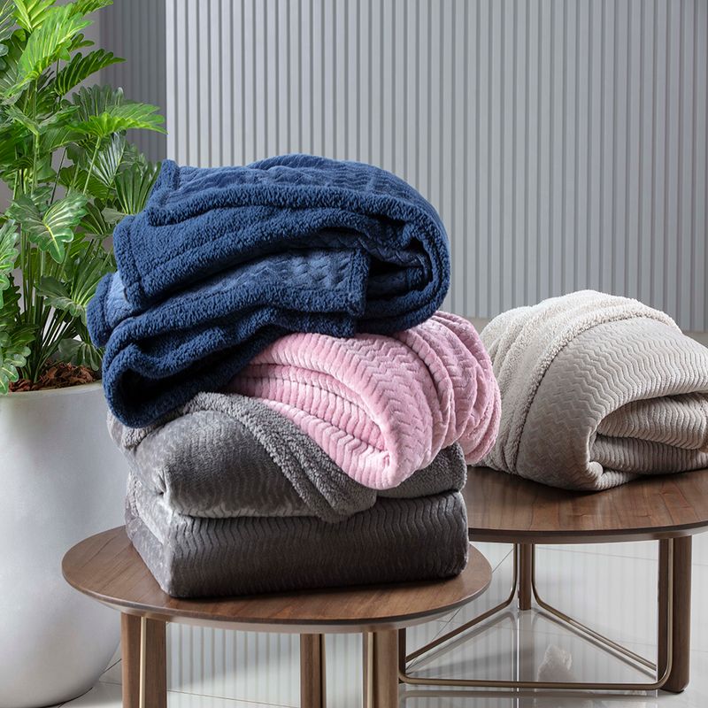 Cobertor Casal Austin Liso Sortido Poliéster 180x220cm