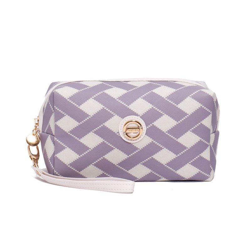 Necessaire_Fashion_Geometrias_Pvc_Sortida_Ref.NS2414_Qualis