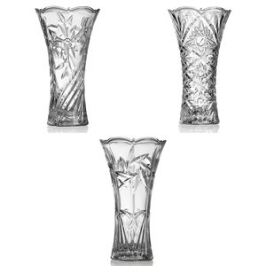 Vaso Indra Vidro Transparente Sortido 23x12,5x12,5cm LM2059 - honeyhome