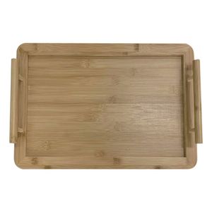 Bandeja de Servir Com Alças Futuro Bambu 40x27x5cm LM1771 - honeyhome