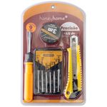 Jogo_Ferramentas_Com_Kit_de_Precisão_9_Peças_Plástico_Aço_Inox_Preto_E_Amarelo_Ref.LM2055_honeyhome