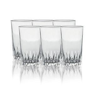 Conjunto de Copos Antonelle Vidro 325ml 12x7,5cm 6 Peças LM2169 - honeyhome