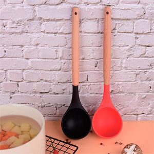 Conjunto de Utensílios Futuro Borracha Cabo Madeira Sortido 7 Peças LM1709 - honeyhome