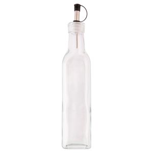 Porta Óleo/ Vinagre 250ml Vidro Bico Dosador Inox Plástico 24x4,5x4,5cm LM2024 - honeyhome