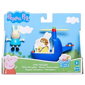 Peppa Pig Adventures Rebecca Coelho Com Helicóptero 2 Peças F2742 - Hasbro