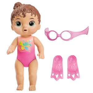Boneca Baby Alive Sunny Swimmer Morena F8141 - Hasbro