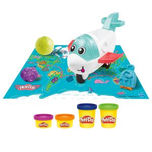 Massinha de Modelar Play Doh Avião Explorador 4 Potes F8804 - Hasbro