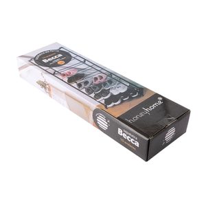 Sapateira Becca 10 Andares Ferro 49x16x140cm LM1505 - honeyhome