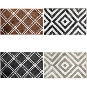 Tapete Multiuso Ambiente Poliéster Geométrico Sortido 50x80cm LM1903 - honeyhome