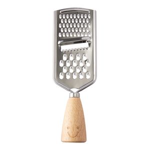 Ralador 3 Em 1 Aço Inox E Madeira 18x6x3,3cm Ref.LM2063 honeyhome