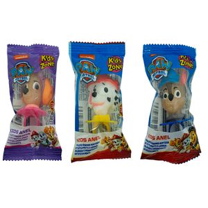 Pirulito Kids Anel Paw Patrol Sortido 13g 1064 - Kids Zone
