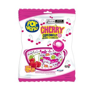 Pirulito Pop Mania Cherry 60g 3688 - Riclan